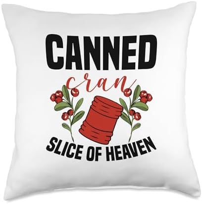 Canned Cranberry Sauce Cranberry Jelly Throw Pillow by Unknown