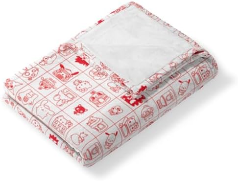 Northwest Hello Kitty Silk Touch Throw Blanket, 50" x 60", Hello Friends