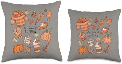 Autumn Fall Season Gifts For Women & Men Happy Thanksgiving Day Autumn Vibes Cozy Fall Season Throw Pillow, 18x18, Multicolor - Image 3