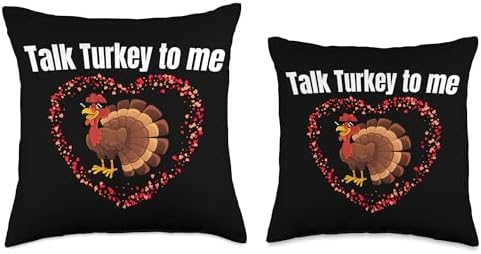 Thanksgiving Talk Turkey to Me Throw Pillow - Image 3