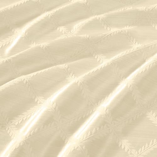 Lenox Laurel Leaf Tablecloth, Ivory - 70" W x 104" L - Image 3