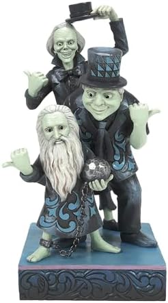 Enesco Disney Traditions by Jim Shore The Haunted Mansion Hitchhiking Ghosts Figurine, 9.25 Inch, Multicolor