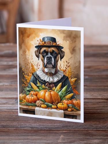 Caroline's Treasures Boxer Dogs Blank 5x7 Note Cards Set of 8 - Image 2