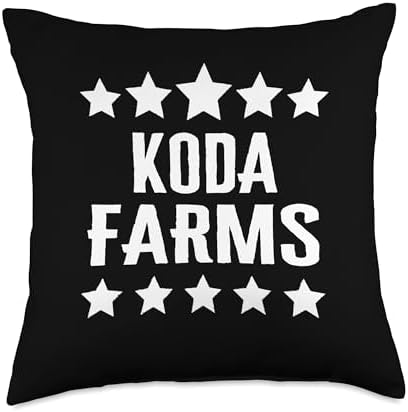 Koda Farms Family Reunion Squad First Last Name Throw Pillow by Unknown