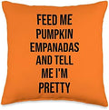 Pumpkin Empanadas Funny Thanksgiving 2022 Throw Pillow by Unknown