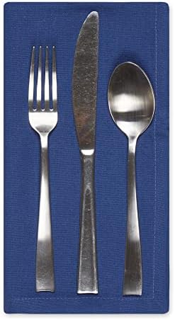 DII Solid Napkin Set Collection, 20x20, Navy, 6 Piece - Image 2