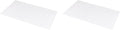 Amazon Basics Non-Slip Cotton Bath Mat, 100% Cotton Absorbent, Machine Washable, 31" L x 20" W, Bright White (Pack of 2)