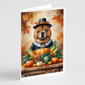 Caroline's Treasures Chow Chow Dogs Blank 5x7 Note Cards Set of 8 by CarolinesTreasures