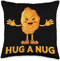 Thanksgiving Hug a Nug Nuggets Chicken Throw Pillow by Unknown