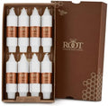 Root Candles 8-Count Unscented Smooth Collenettes, 5-Inch, White by RootCandles
