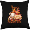 Alergic To Pumpkin Spice Fall Vibes Autumn Thanksgiving Throw Pillow by Unknown
