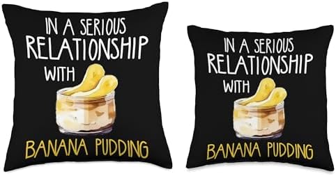 Thanksgiving - Banana Pudding Puding Lover Designs Dessert Banana Cream Pudding Relationship Pun Throw Pillow, 16x16, Multicolor - Image 3