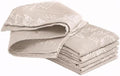 Laura Ashley Set of 6 Raised Embroidered Napkins, Cynthia Beige by LauraAshley
