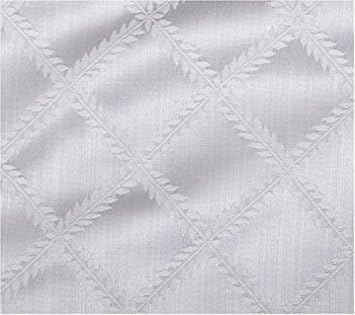 Lenox Laurel Leaf Tablecloth, Platinum - 90"W x 90"L Round - Image 3