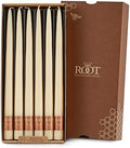 Root Candles 12-Count Unscented Hand-Dipped Tapers, 12-Inch, Buttercream by RootCandles