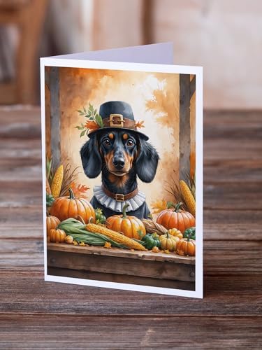 Caroline's Treasures Dachshund Dogs Blank 5x7 Note Cards Set of 8 - Image 2