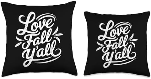 Love Fall Y'all, Family Thanksgiving Friends Giving Throw Pillow - Image 3