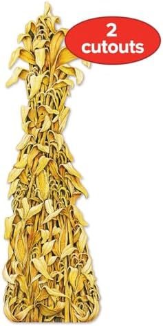 Beistle 5' Jointed Cornshock Printed Prop Decoration, 2/Pack99830 - Image 6