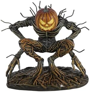 Department 56 Village Collection Accessories Halloween Scarecrow Grapevine of Wrath Figurine, 3.86 Inch, Multicolor