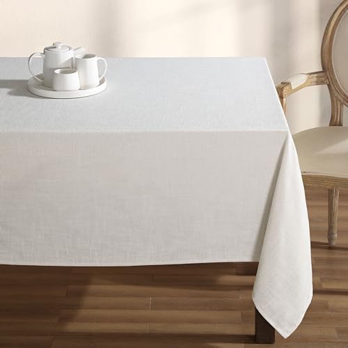 Laura Ashley Harper Tablecloth, 60" x 102", Ivory - Image 2