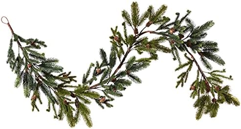 60in. Pine & Pinecone Garland,Green by NearlyNatural