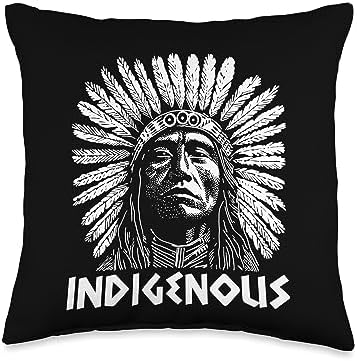 Native American Heritage Store Native Heritage American Indian Warrior Indigenous Throw Pillow, 16x16, Multicolor by Unknown