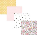 Hudson Baby Unisex Baby Cotton Flannel Receiving Blankets, Pink Yellow Pretty Floral, One Size by HudsonBaby