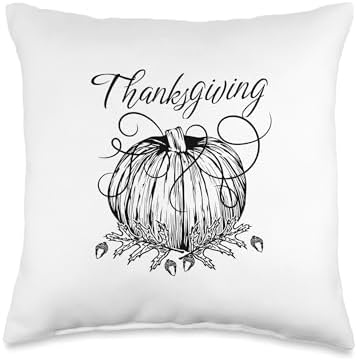 Thanksgiving Holiday Pumpkin for Fall for Autumn Throw Pillow by Unknown