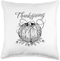 Thanksgiving Holiday Pumpkin for Fall for Autumn Throw Pillow by Unknown