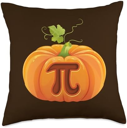 Pumpkin Pi Pie Math Teacher Halloween Costume Thanksgiving Throw Pillow by Unknown