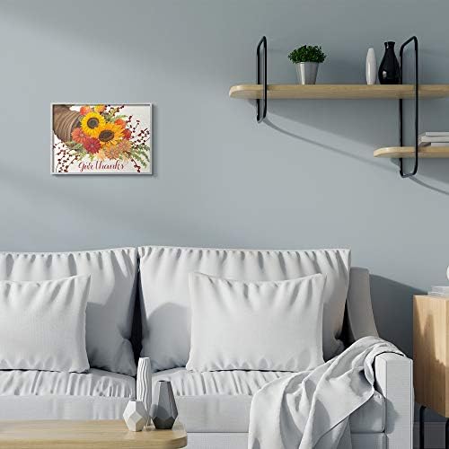 Autumn Cornucopia Thanksgiving Gratitude, 11 x 14 Inch Framed Giclée Print - Image 3