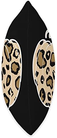 Thanksgiving Pumpkin Harvesting Leopard Print Throw Pillow - Image 2