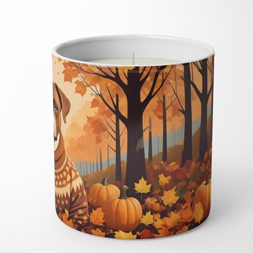 Caroline's Treasures DAC1026CDL Boxer Fall Decorative Soy Candle Nature Soy Wax Essential Oil Home Decor Ideal for Bedroom Kitchen Bath Office Gift, 10 oz - Image 5