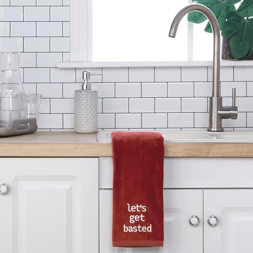SKL Home Thanksgiving/Fall Let's Get Basted Hand Towel Set-2pc, Spice - Image 5