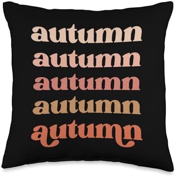 Autumn Blessings Thanksgiving Men Women Kids Boys & Girls Throw Pillow by Unknown
