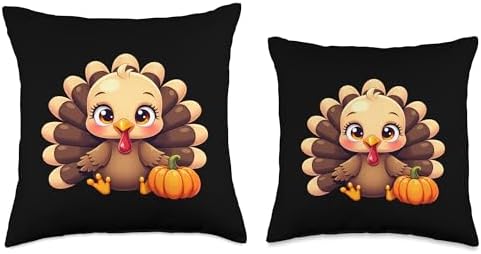 Baby Turkey Thanksgiving Turkey Thanksgiving Turkey Baby Throw Pillow - Image 3