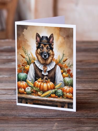 Caroline's Treasures German Shepherd Dogs Blank 5x7 Note Cards Set of 8 - Image 2