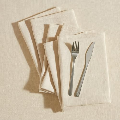 Laura Ashley Harper Set of 6 Napkins, 18" x 18", Yellow - Image 2
