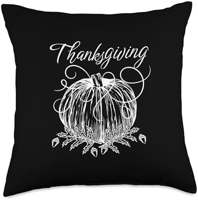 Thanksgiving Holiday Pumpkin for Fall for Autumn Throw Pillow by Unknown