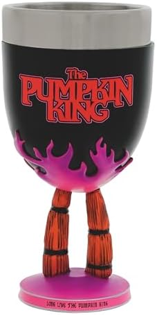 Enesco Disney Showcase the Nightmare Before Christmas the Pumpkin King Decorative Chalice Goblet, 7.09 Inch, Multicolor