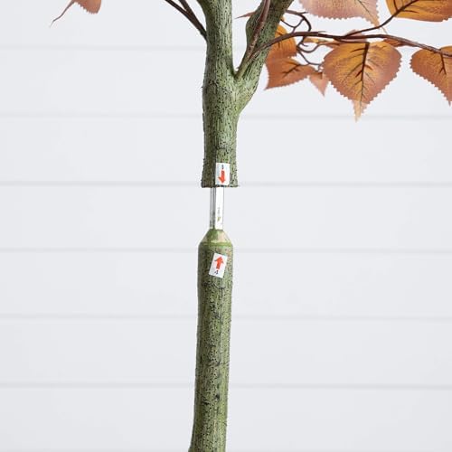 Nearly Natural 5ft Autumn Birch Leaf Artificial Fall Tree in Black Pot - Image 5
