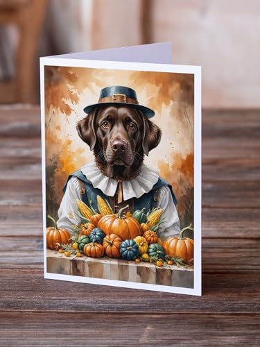 Caroline's Treasures Labrador Retriever Dogs Blank 5x7 Note Cards Set of 8 - Image 2