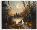Stupell Industries 'Autumn Ghosts at Lake'| Wall Plaque Art