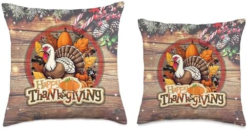 Happy Thanksgiving Holiday Throw Pillow - Image 3