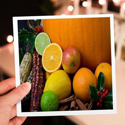 3dRose 8 x 8 x 0.25 Inches Thanksgiving Fruit and Corn Greeting Card, Set of 12 (gc_36760_2) - Image 7