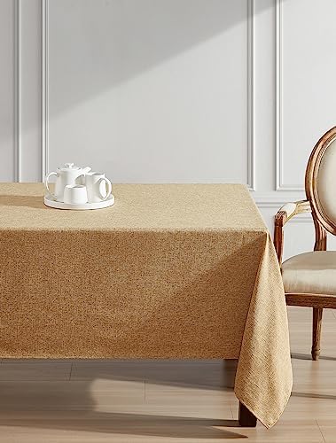 Laura Ashley Harper Tablecloth, 60" x 102", Gold - Image 2