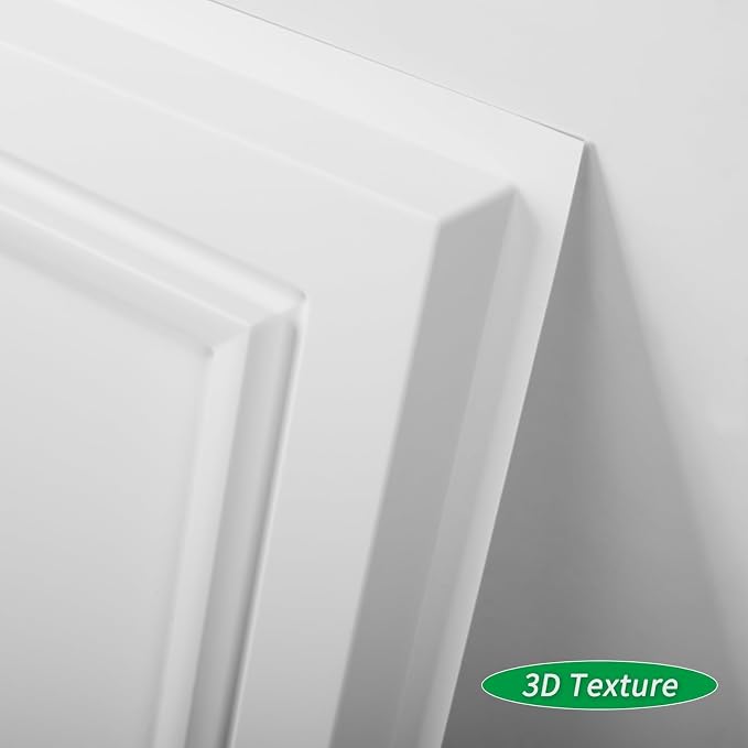 Art3d 24 Pack PVC Ceiling Tiles 24x24 Inches(96 Sq.,ft), Snow White | Waterproof Drop Ceiling Tiles/Wall Panels for Interior Wall Decor