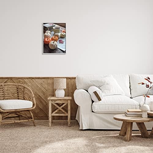 Cozy Pumpkin Harvest Coffee Mug, 16 x 20 Inch Framed Giclée Print - Image 3
