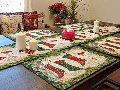 Tache Home Fashion VEG11712-1TR-1372 Sunflower Field Scarecrow Thanksgiving Autumn Harvest Country Farmhouse Vintage Decorative Woven Tapestry Table Runners, 13x76 - Image 6