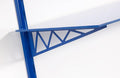 LTL Home Products Puzzle Glass Wall Shelf Kit, 11" x 36", Bridge Blue